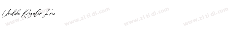 Undeka Regular Free字体转换